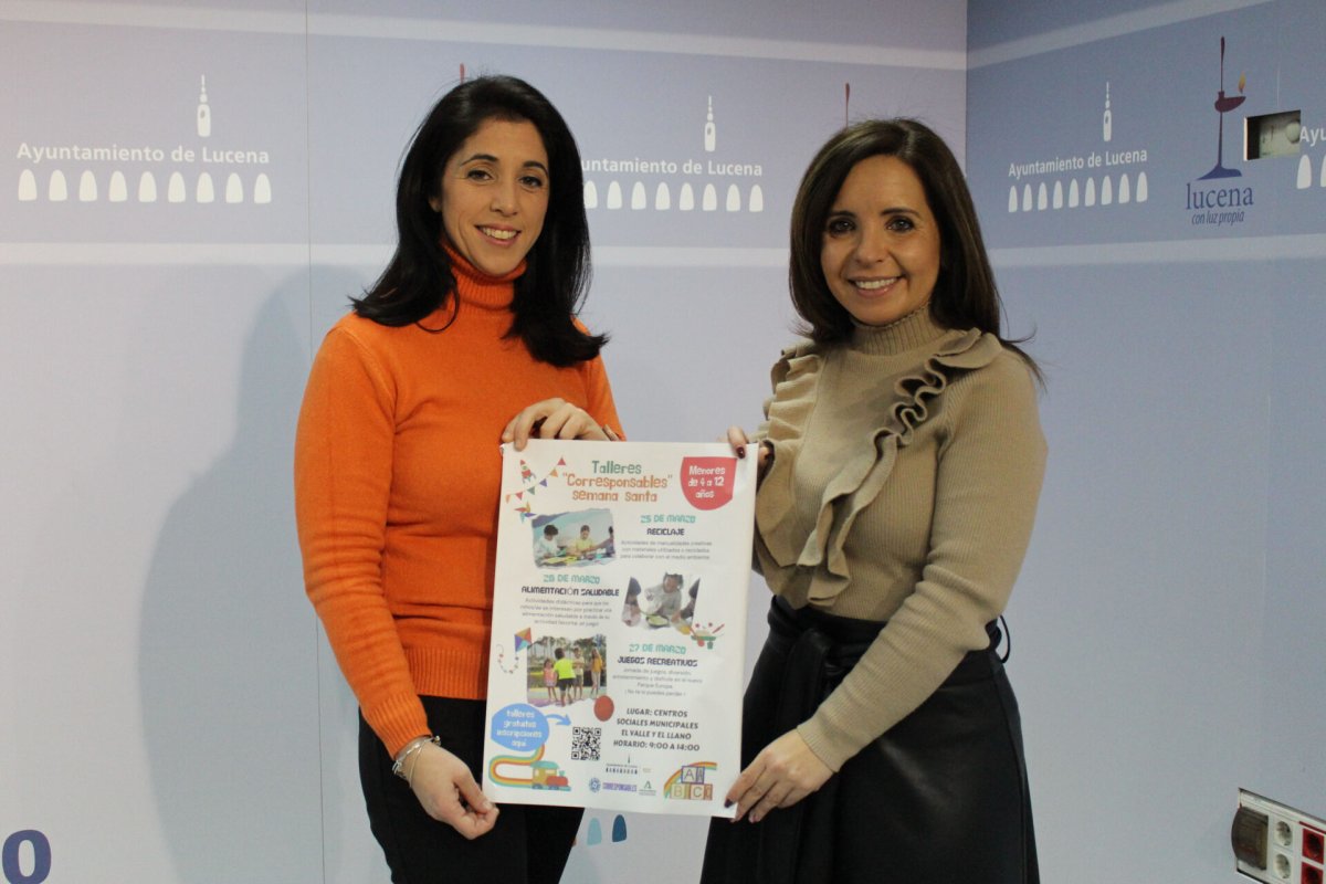 ¡Talleres Corresponsables en Lucena para Semana Santa!