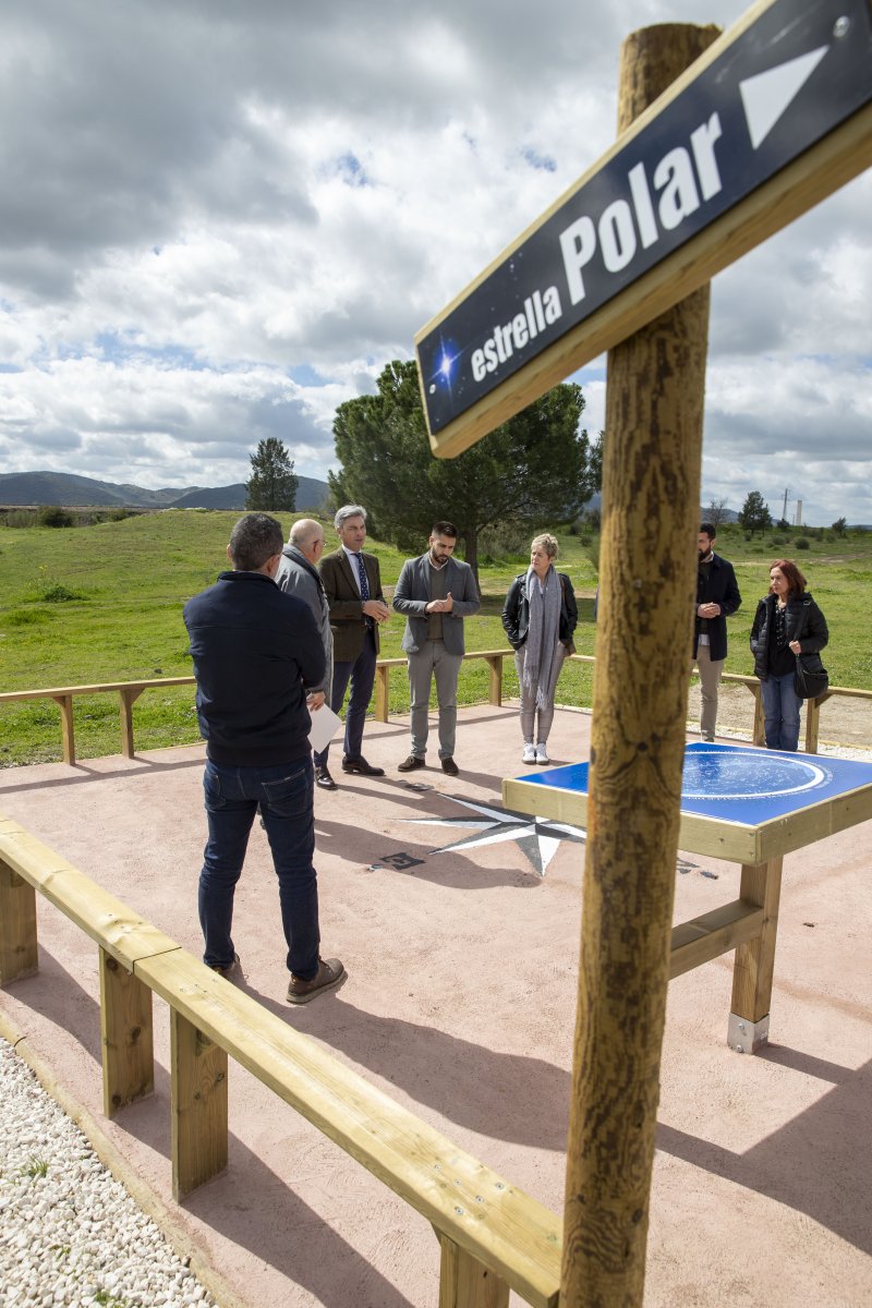 Finalizan obras de ordenación de calles y construcción de punto de observación estelar en Peñarroya-Pueblonuevo