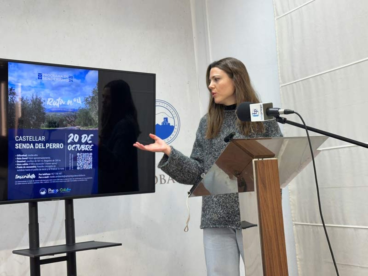 Presentan Programa de Senderismo 2024 en Priego de Córdoba.