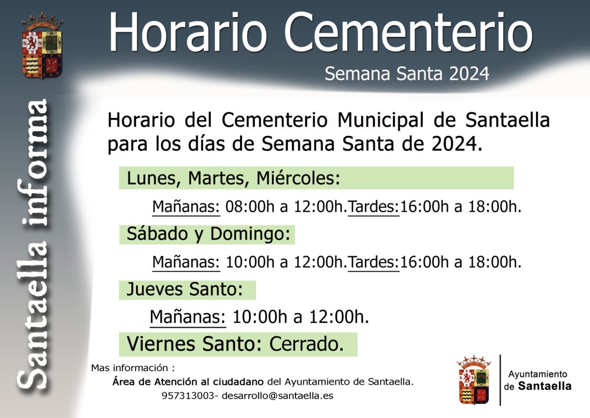 HORARIO CEMENTERIO S.S.