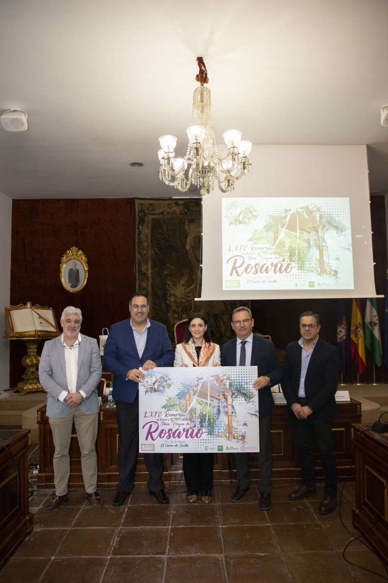 Presentada la LXIV Romería en honor a la Virgen del Rosario de El Cuervo en la Diputación de Córdoba