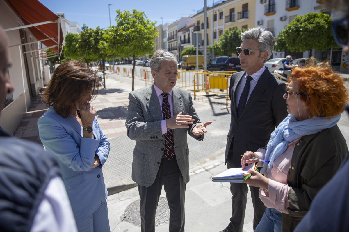 Supervisan obras de rehabilitación de red de agua en Palma del Río