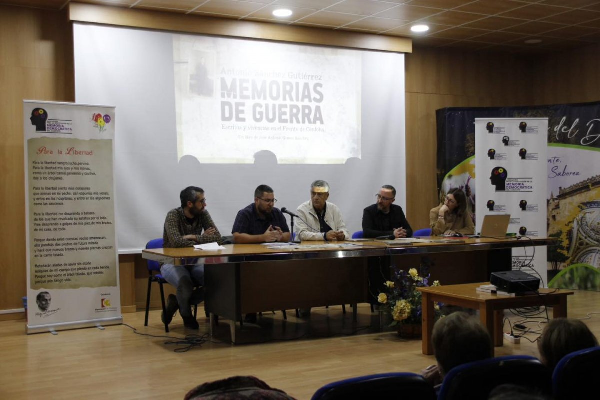 El Centro Social de Desarrollo acoge hoy la presentación del libro ‘Antonio Sánchez Gutiérrez &#8211; Memorias de Guerra’, de José Antonio Gómez Sánchez.