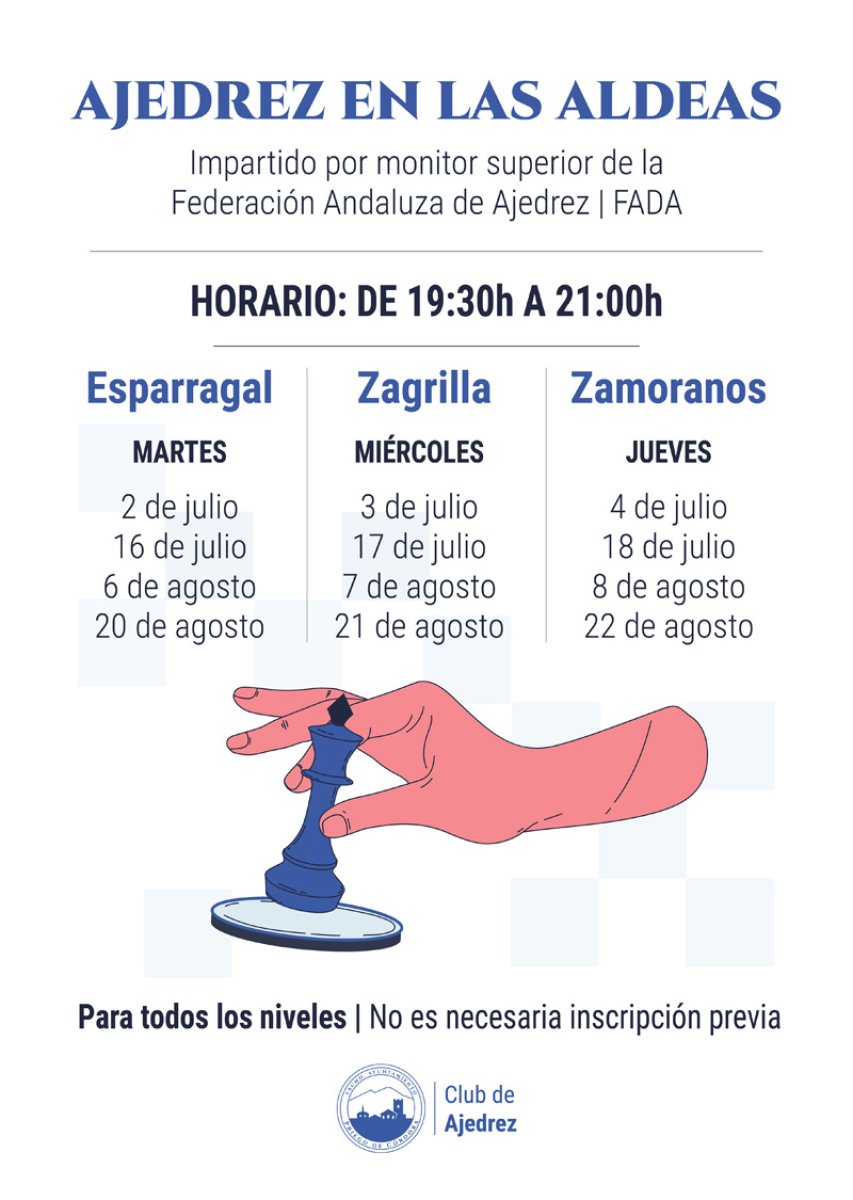 Ajedrez en las Aldeas Verano 2024