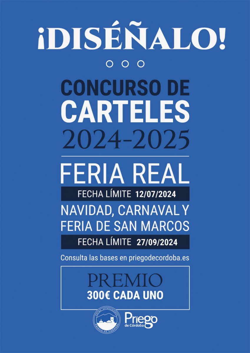 Concurso de Carteles de Feria Real, Navidad, Carnaval y Feria de San Marcos 2024-2025