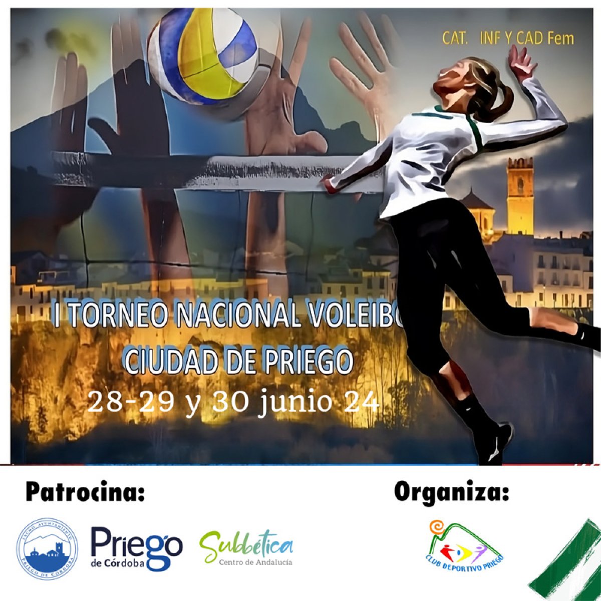 I Torneo Nacional de Voleivol, 28, 29 y 30 junio 2024