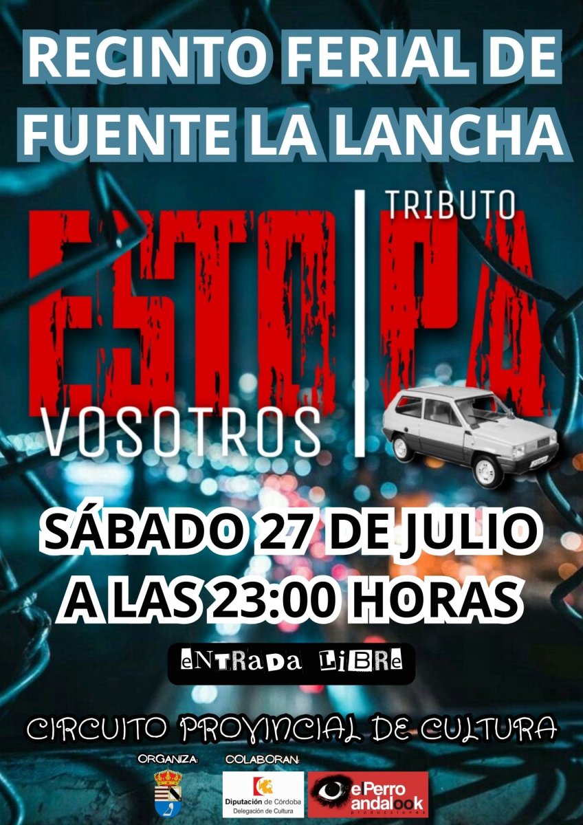 TRIBUTO A ESTOPA. SÁBADO 27 DE JULIO 2024