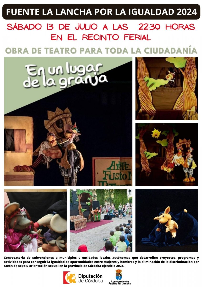 TEATRO «EN UN LUGAR DE LA GRANJA» 13-JULIO-2024