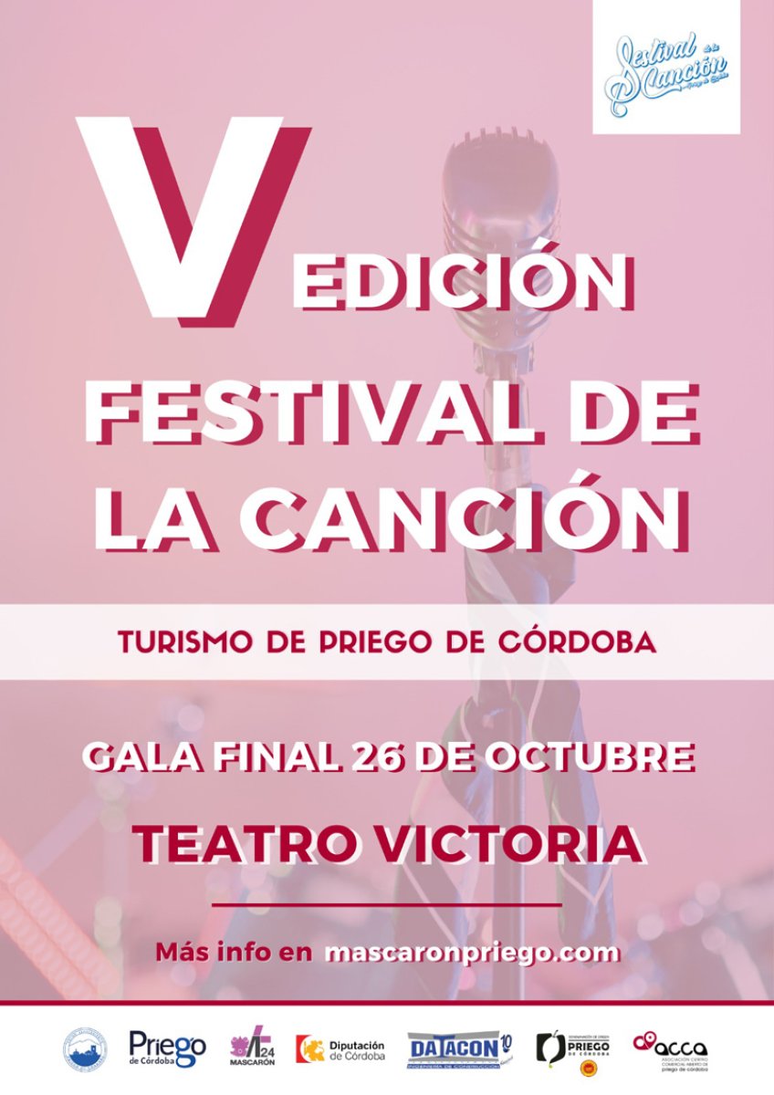 V Edición Del Festival De La Canción De Priego De Córdoba