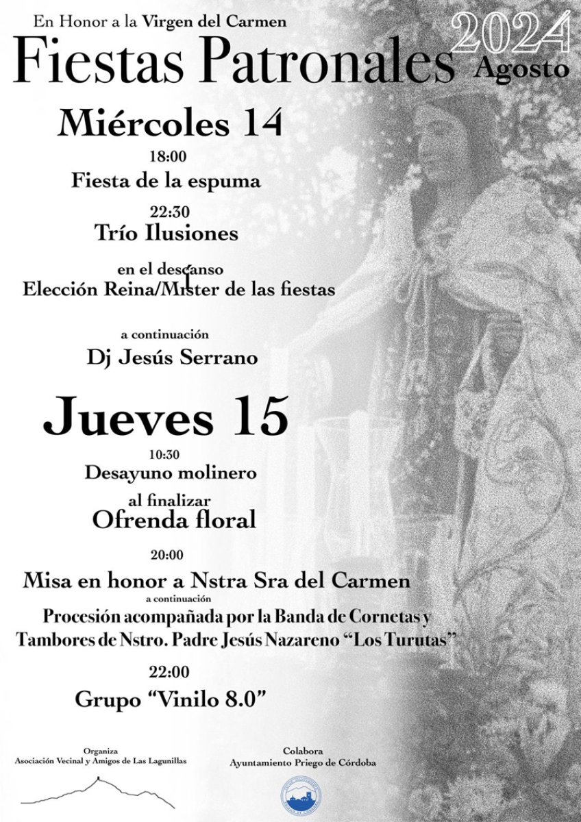 Fiestas Patronales Agosto 2024, Lagunillas