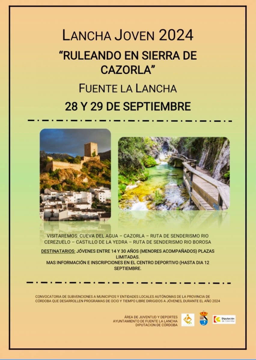 RULEANDO EN SIERRA DE CAZORLA. 28 Y 29 DE SEPTIEMBRE 2024