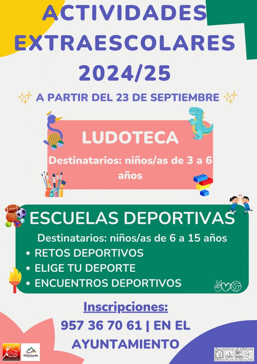 ESCUELAS DEPORTIVAS Y LUDOTECA