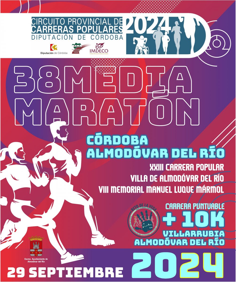 Reglamento XXXVIII Media Maratón Córdoba-Almodóvar y XXIII Carrera Popular Villa de Almodóvar