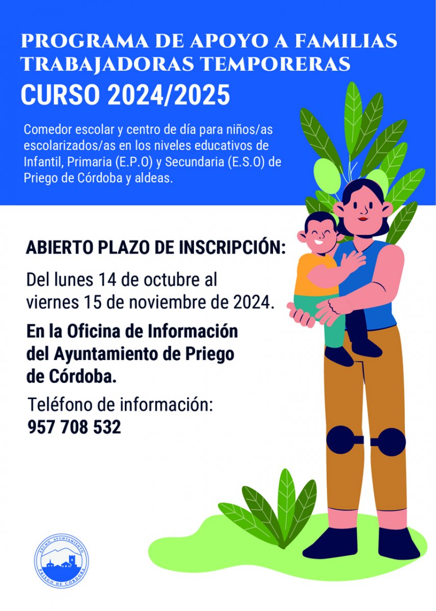 Programa de Apoyo a Familias Trabajadoras Temporeras, Curso 2024-2025