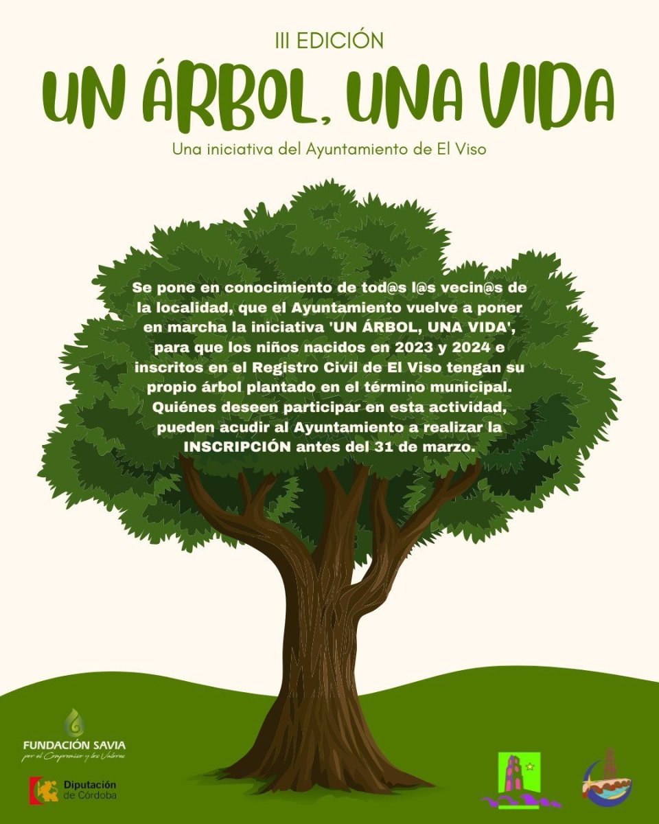 III Edición Iniciativa “Un árbol, Una vida”