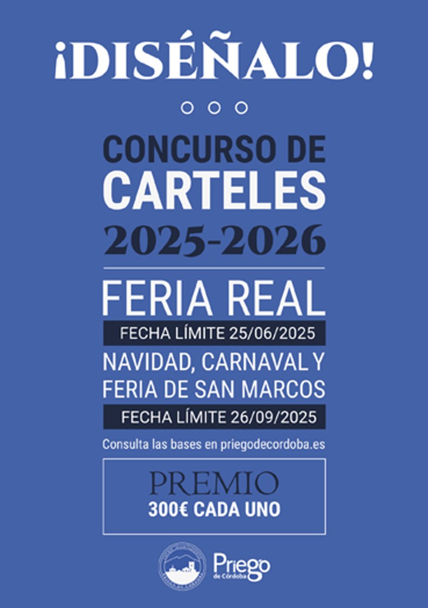 Concurso De Carteles Feria Real, Navidad, Carnaval Y Feria De San Marcos, 2025/2026