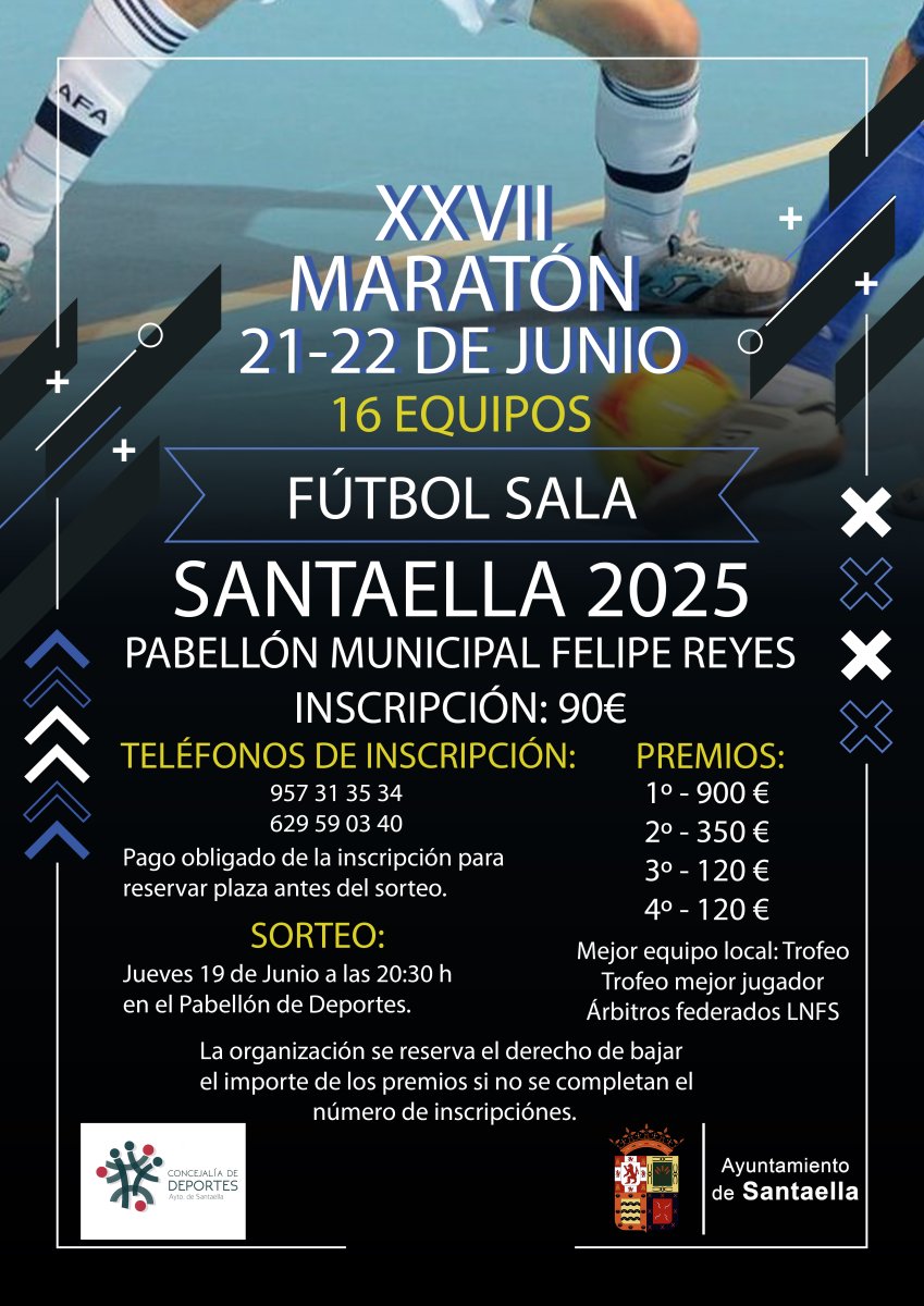 XXVII MARATÓN FUTBOL SALA SANTAELLA 2025