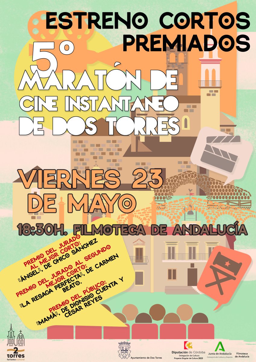 PRESENTACIÓN DE LOS CORTOS GANADORES DEL 5º MARATÓN DE CINE INSTANTÁNEO DE DOS TORRES EN LA FILMOTECA DE ANDALUCÍA EN CÓRDOBA