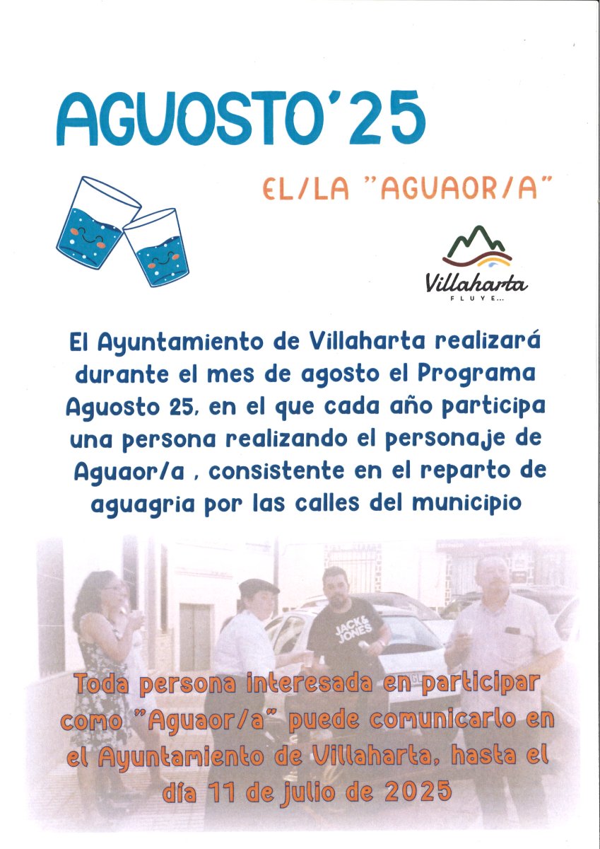 AGUAOR/A AGUOSTO ’25