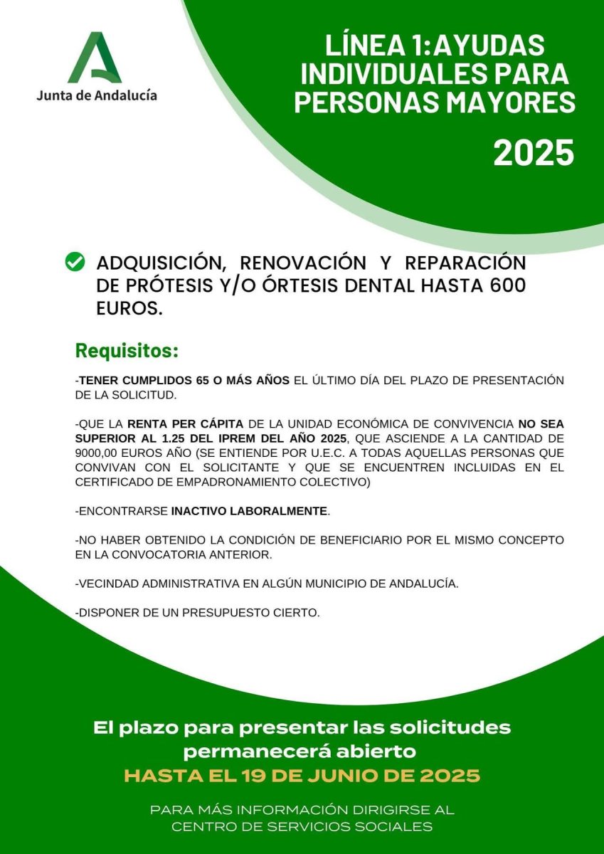 AYUDAS INDIVIDUALES SERVICIOS SOCIALES