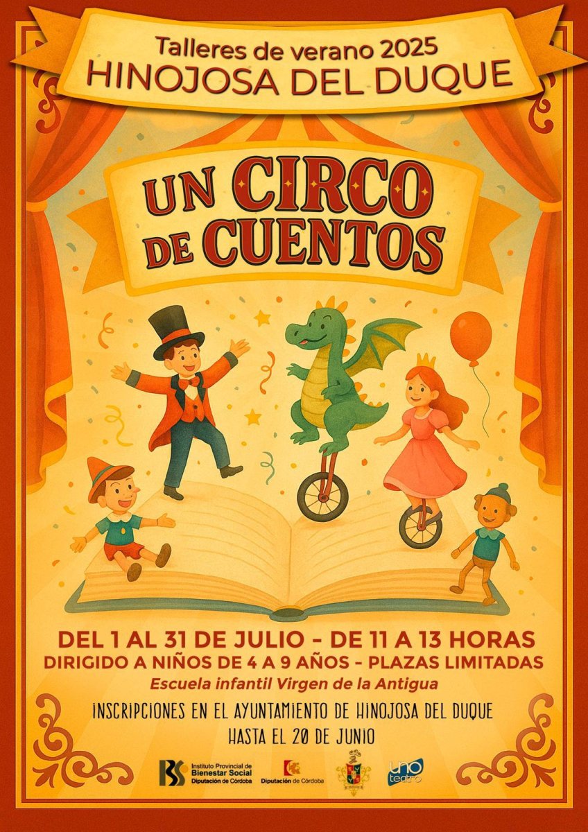 Talleres de verano 2025: Un circo de cuentos