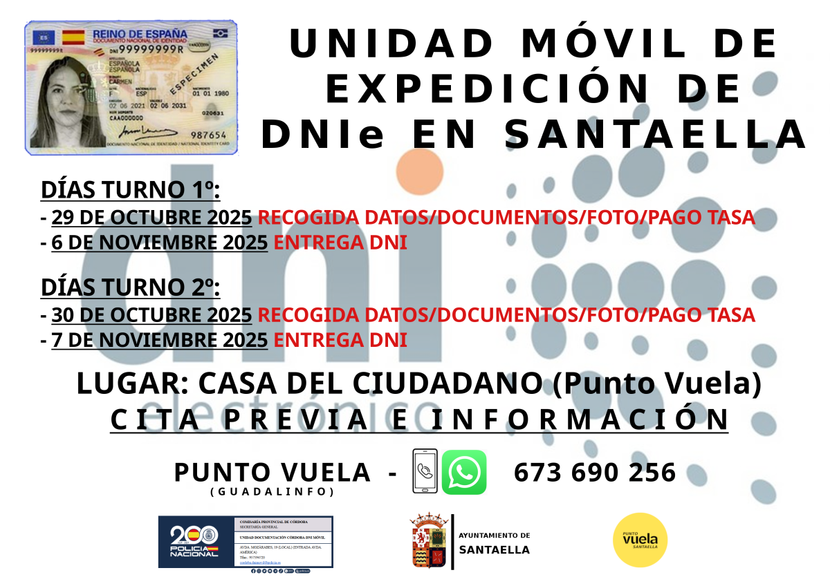 DNI EN SANTAELLA