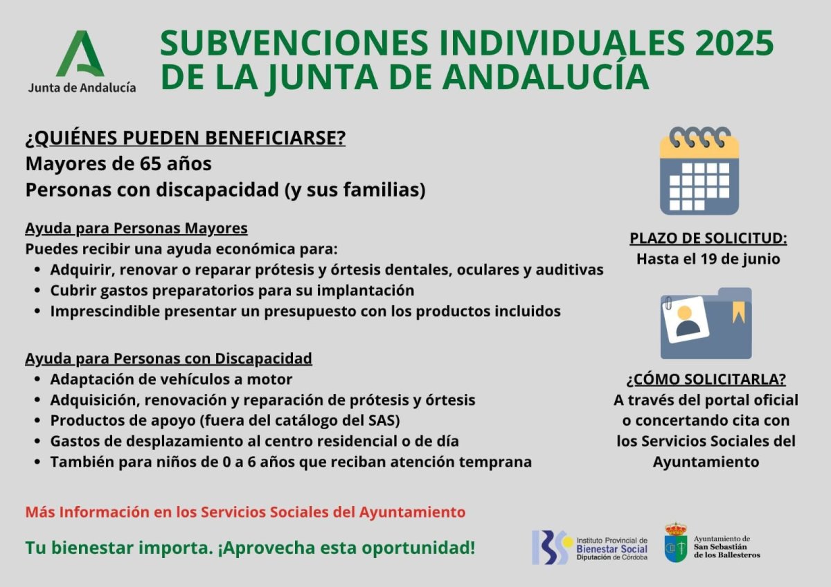 SUBVENCIONES INDIVIDUALES 2025