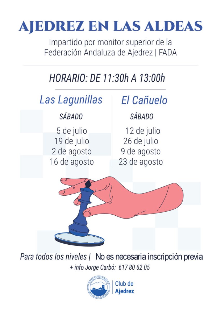 Ajedrez en las Aldeas Verano 2025