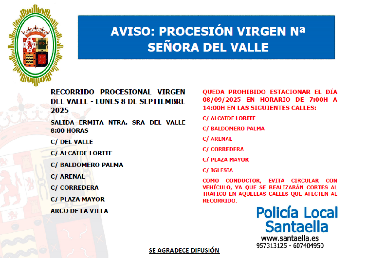 PROCESION Nª SEÑORA DEL VALLE