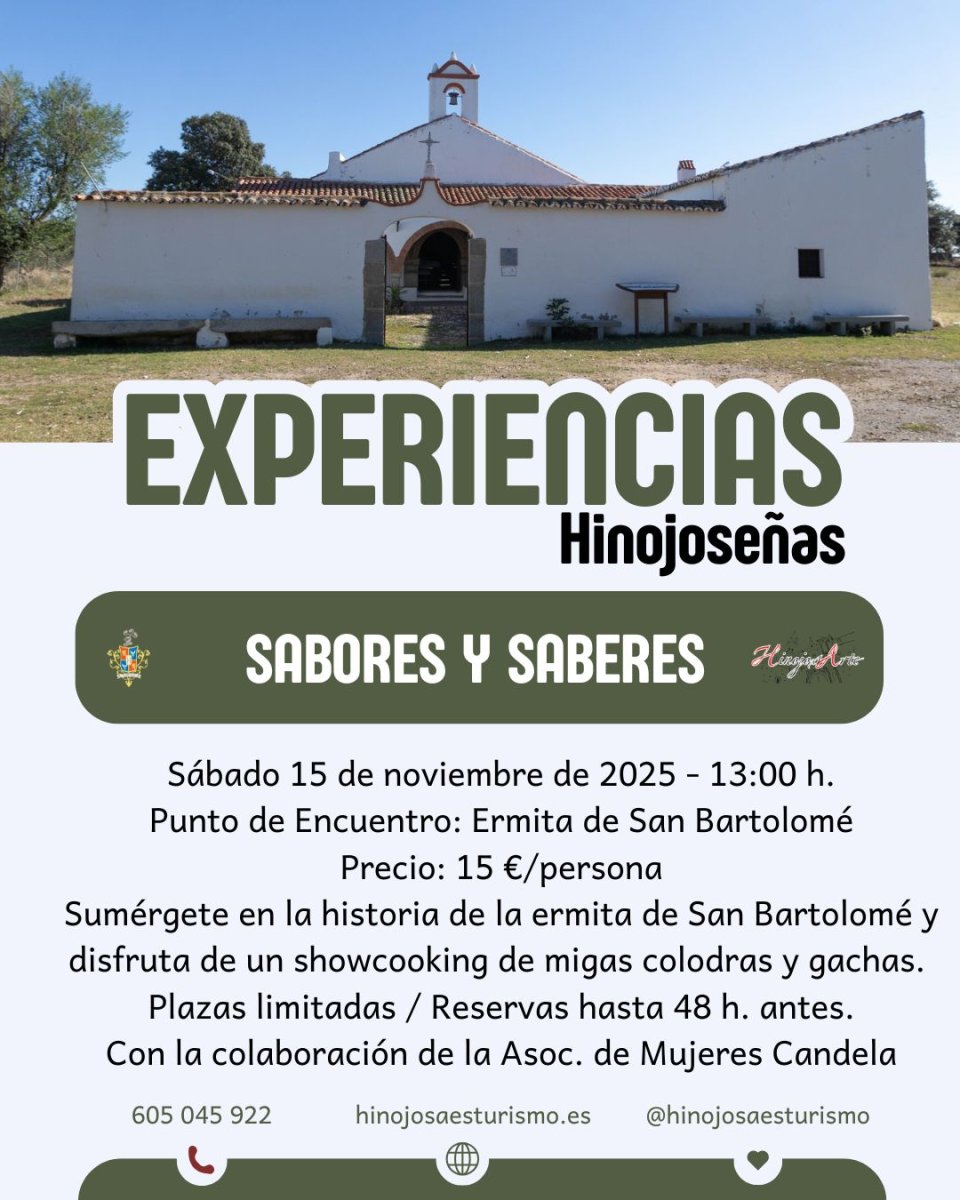 Experiencias Hinojoseñas: «Sabores y saberes»