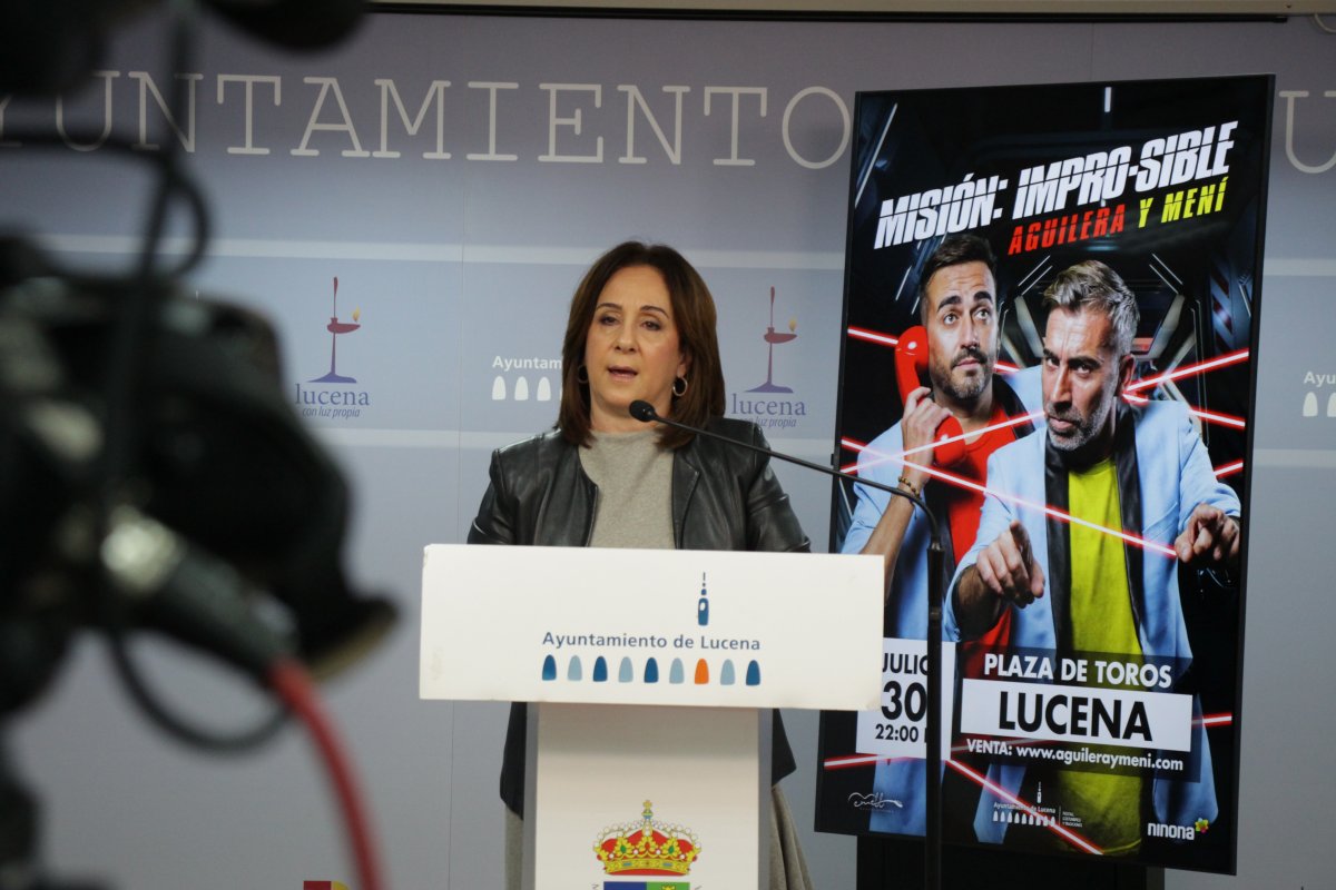 F’Estival Lucena incorpora "Misión: Improsible" de Aguilera y Mení, el 30 de julio