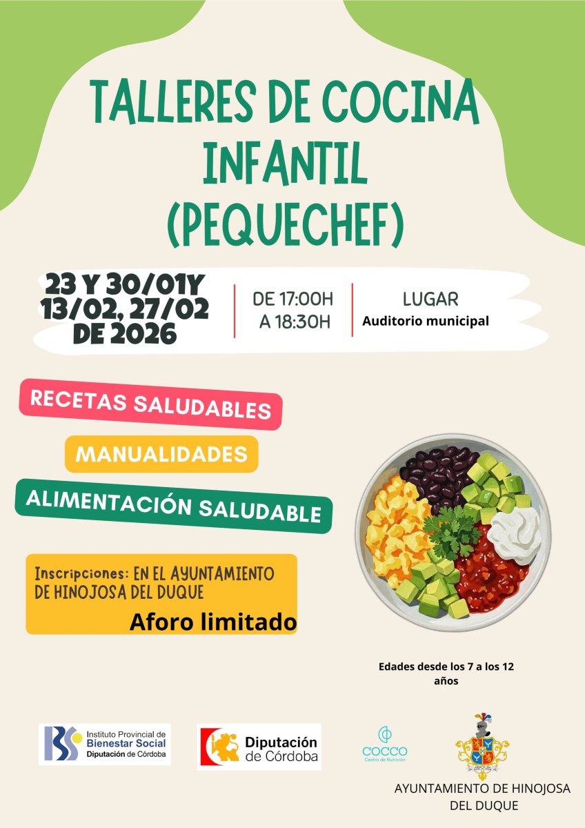 TALLERES DE COCINA INFANTIL (PEQUECHEF)