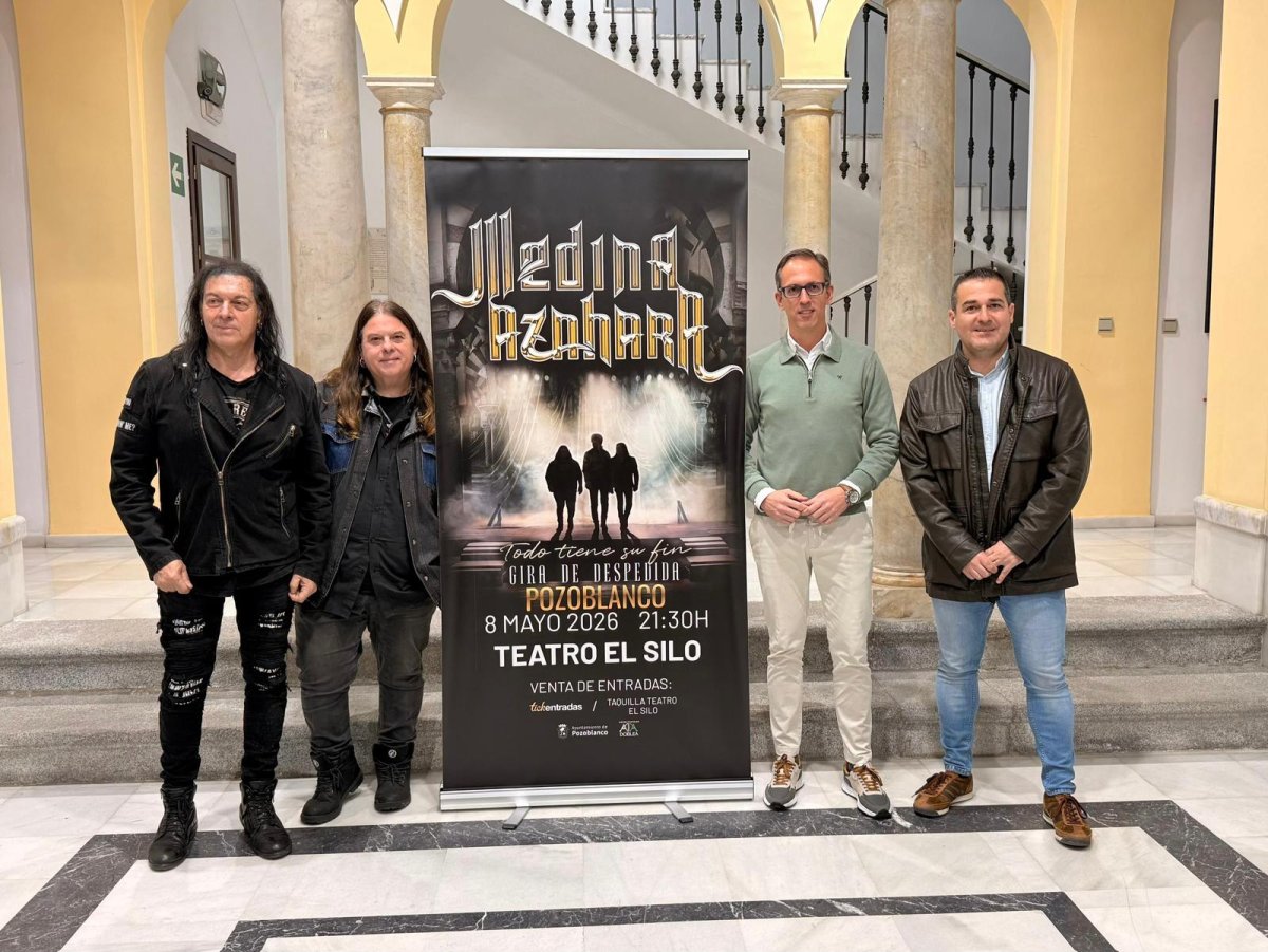 Medina Azahara se despide en el Teatro El Silo de Pozoblanco el 8 de mayo