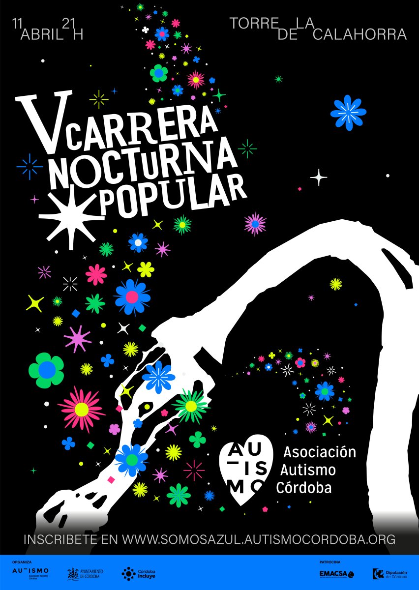 V Carrera Nocturna #SomosAzul: Autismo Córdoba corre por la inclusión el 11 de abril