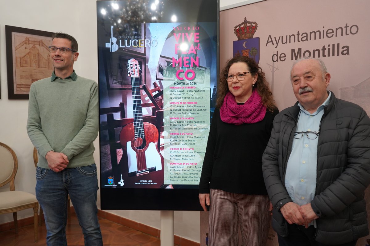 Seis citas gratuitas en Montilla con el XXI Ciclo "Vive el Flamenco"