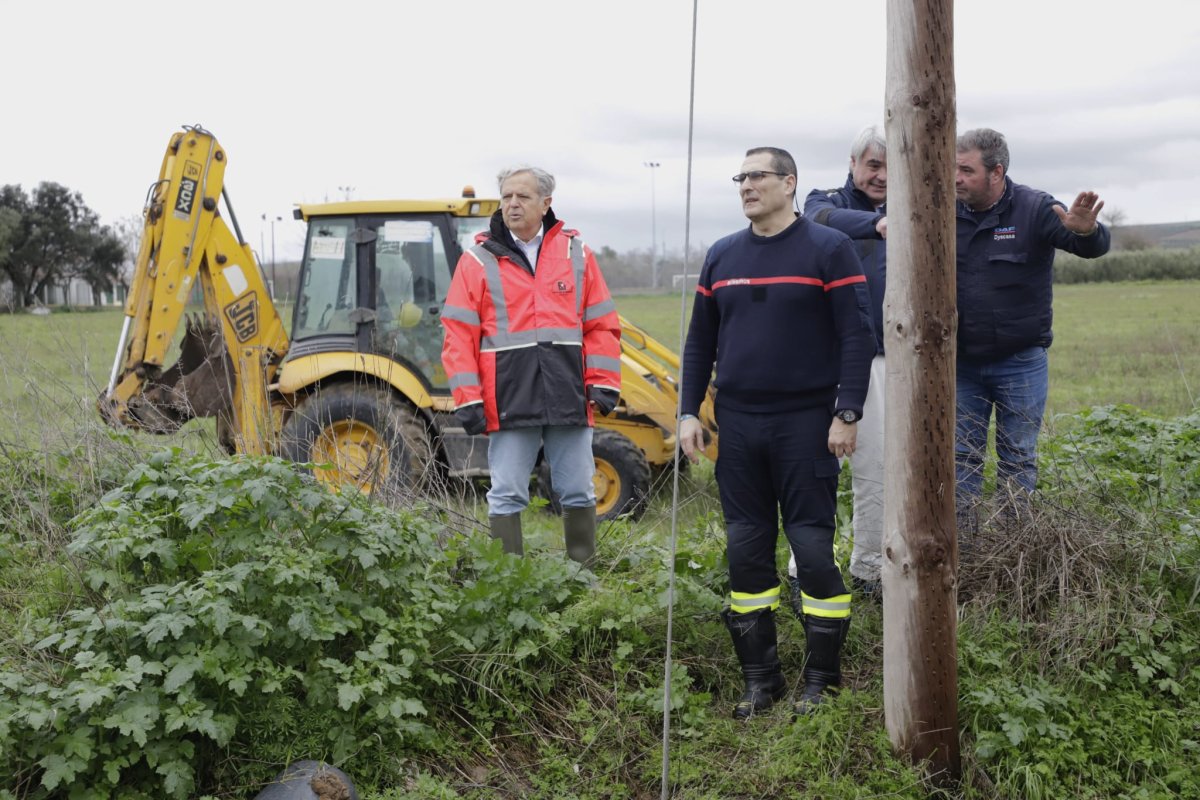 La Diputación abre 60 m de aliviaderos en Los Mochos para evitar nuevas inundaciones