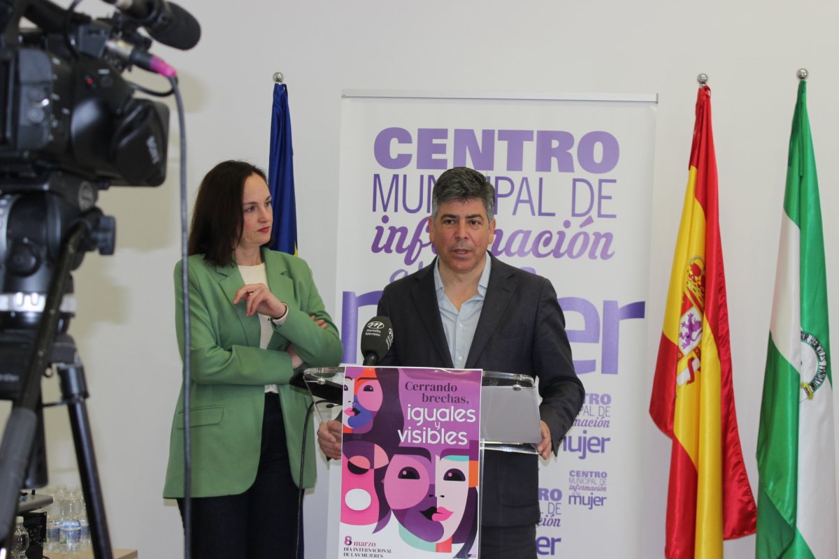 Montilla presenta la programación 8M: "Cerrando Brechas, Iguales y Visibles"