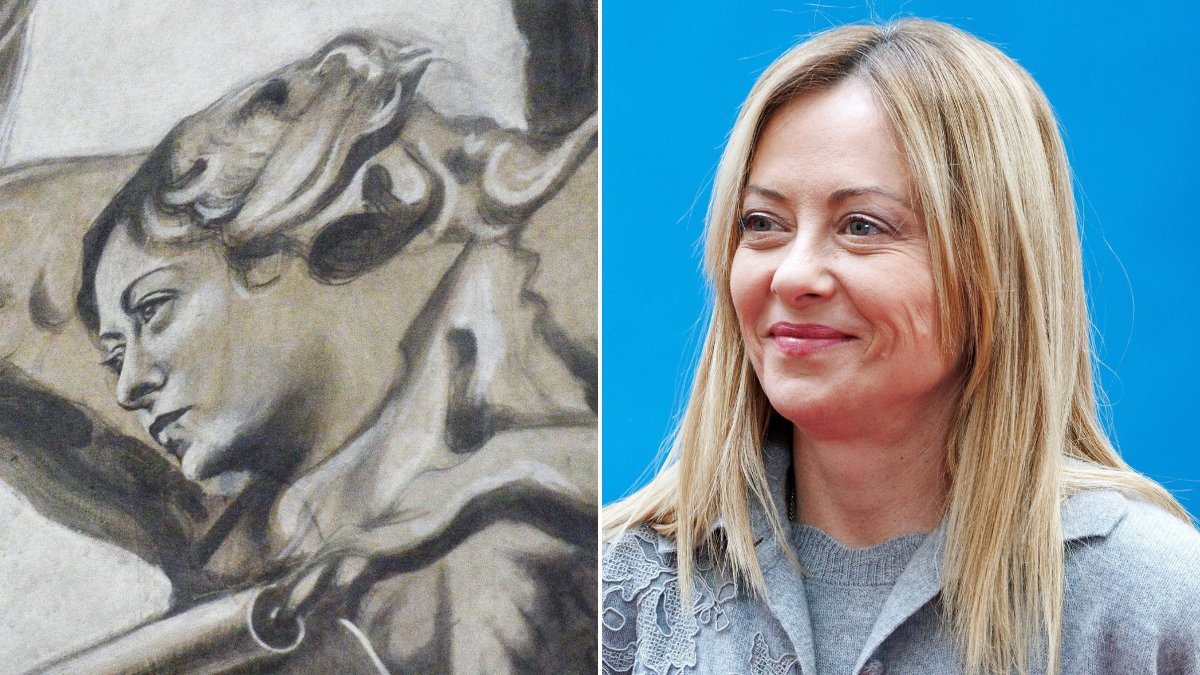 Borran rostro de ángel parecido a Meloni en fresco por orden del Vaticano
