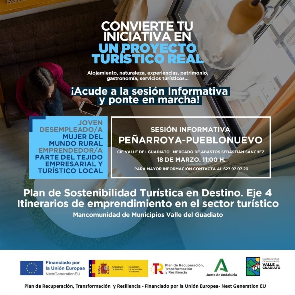 Peñarroya-Pueblonuevo: sesión para convertir ideas en proyectos turísticos (18/3, 11 h)