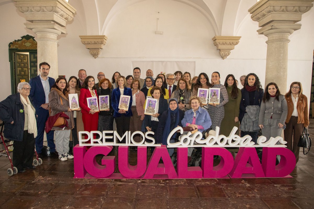 Once galardones de "Córdoba en Igualdad 2026" distinguen trayectorias y proyectos