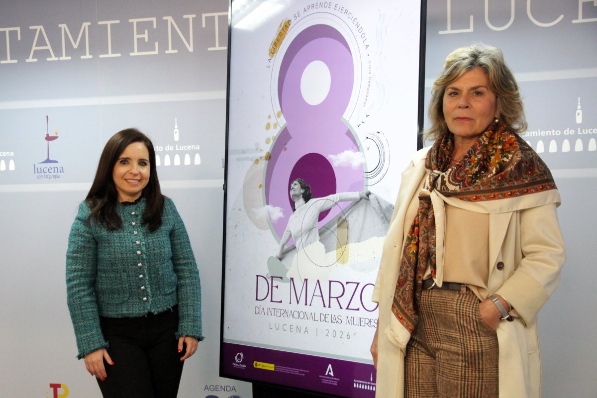 Lucena lanza programación 8-M hasta mayo: "La libertad se aprende ejerciéndola"