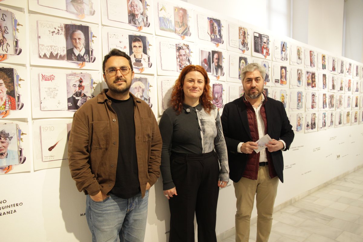 Virginia Filardi abre en Lucena exposición participativa de retratos centenarios