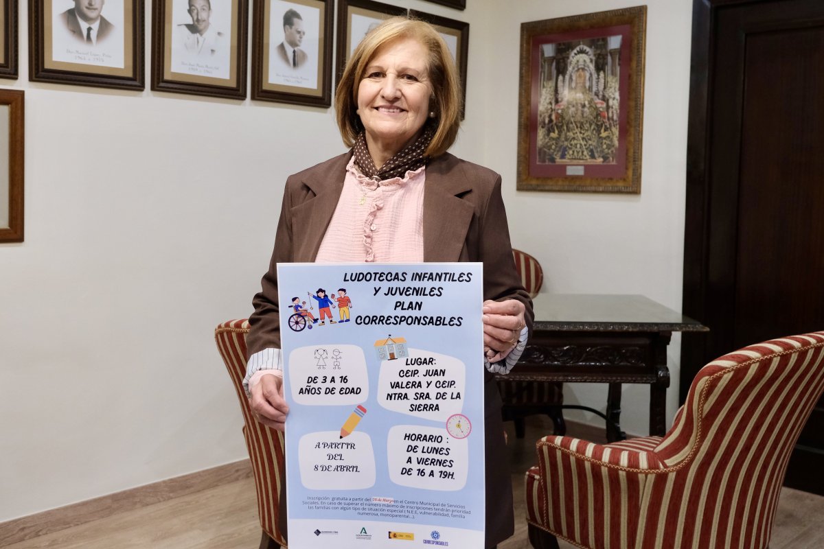 Cabra lanza ludotecas del Plan Corresponsables para 3-16 años: inscripciones gratis desde 26 de marzo