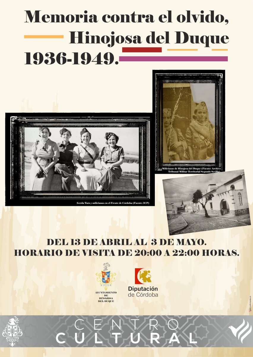 Exposición «Memoria contra el olvido, 1936-1949».