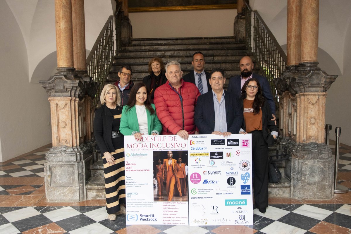 5ª Pasarela solidaria de Alzheimer Córdoba: moda local y apoyo a personas con demencia, 24 abril