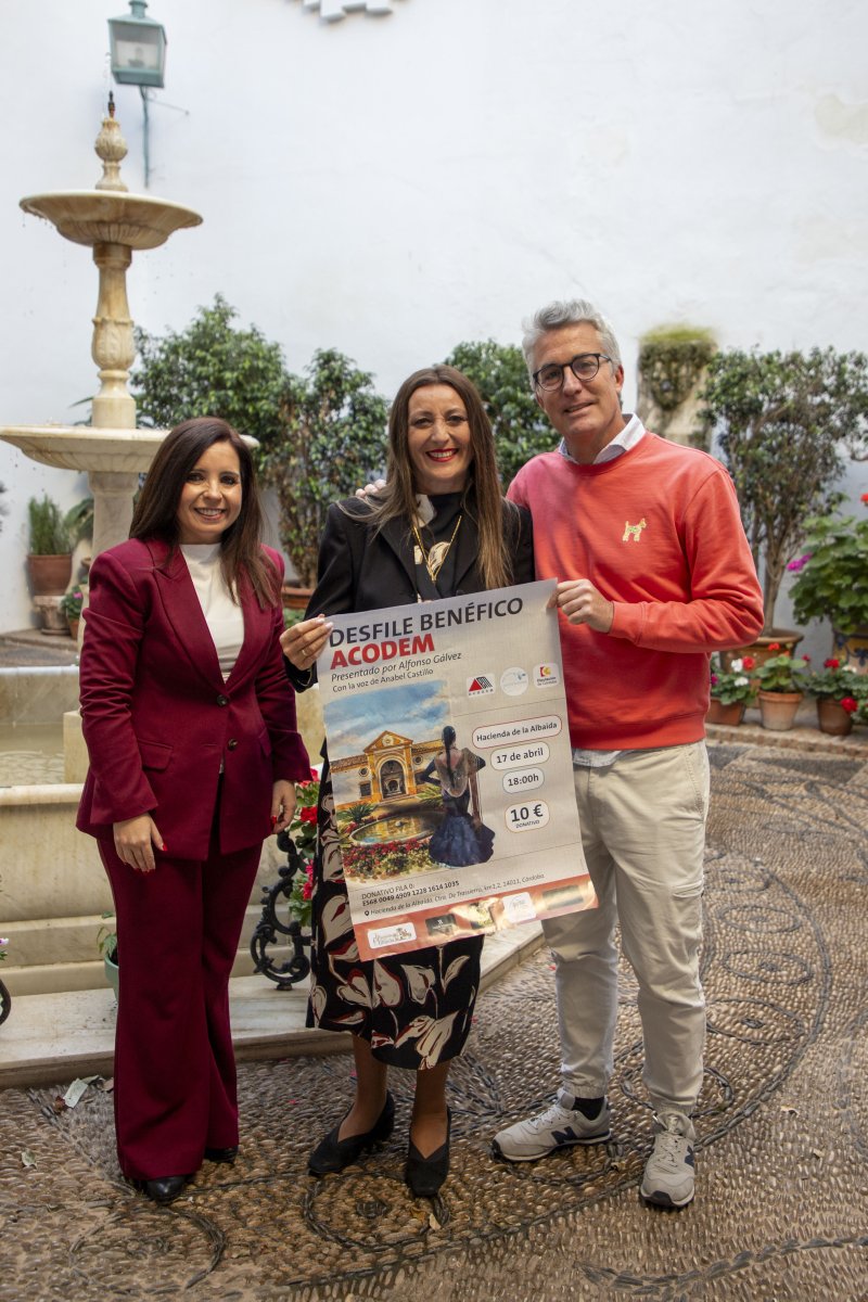 Desfile flamenco benéfico el 17/4 en Hacienda de la Albaida para financiar sede y Unidad de Día