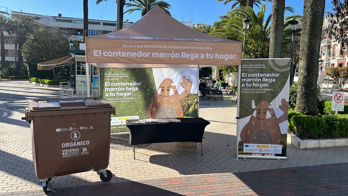 Diputación de Córdoba implanta el contenedor marrón en 72 municipios y lanza campaña informativa