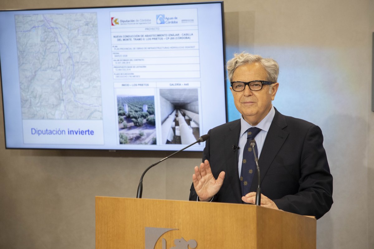 Pleno debatirá renovación de 8,5 km de la conducción de Iznájar por 12,4 M€