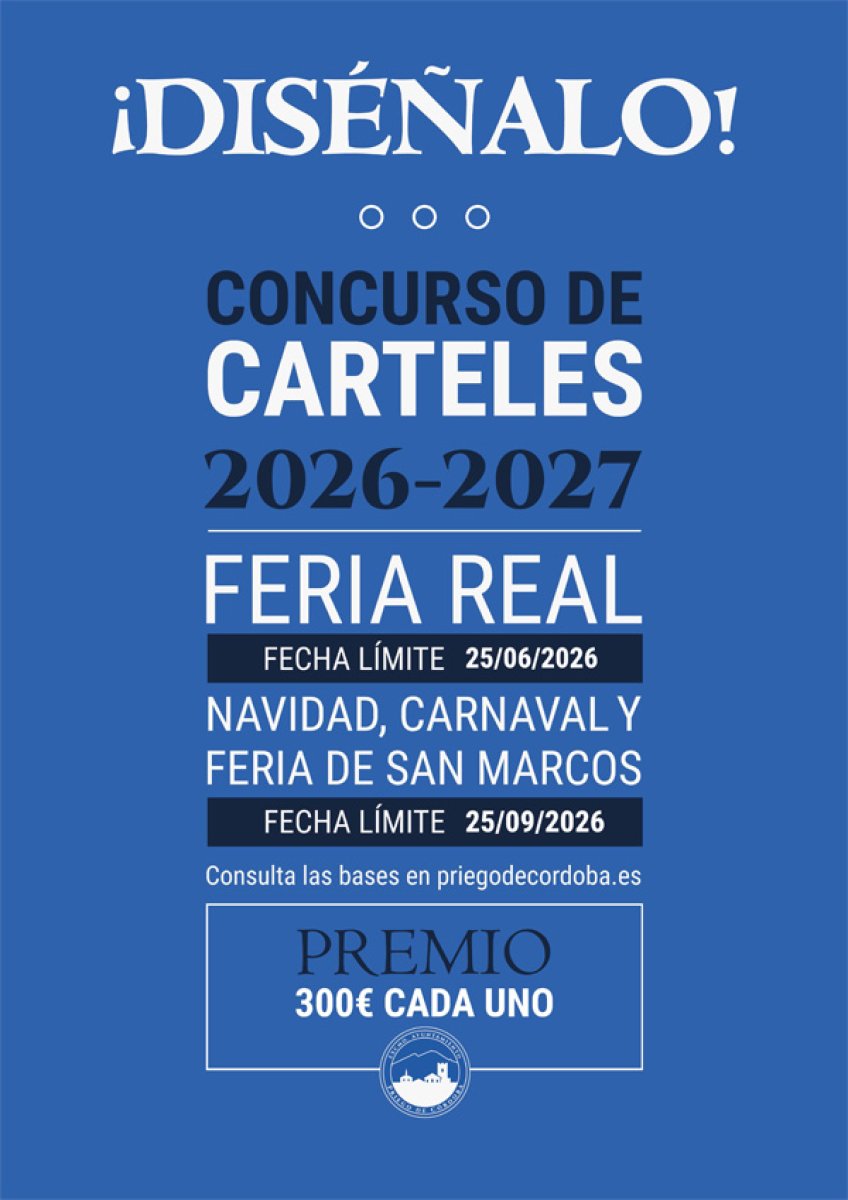 Concurso De Carteles Feria Real 2026, Navidad 2026, Carnaval 2027 Y Feria De San Marcos 2027