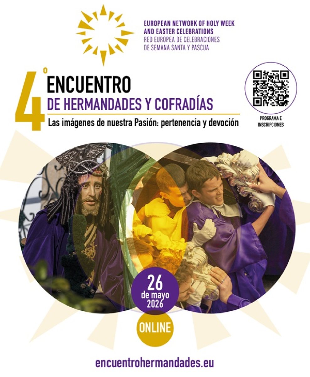 Encuentro online de la Red Europea sobre imágenes de Semana Santa y Pascua — 26 de mayo